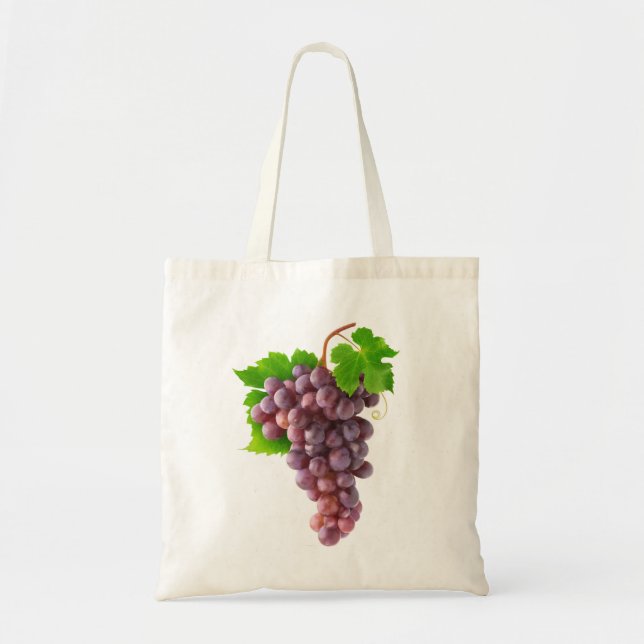 Red grapes tote bag (Front)