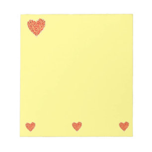 Red Graphic Note Paper