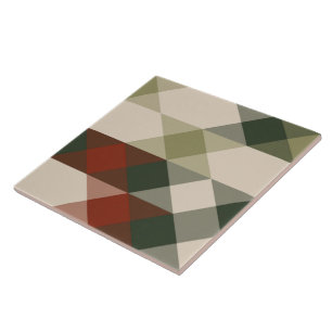red green and beige geometric ceramic tile