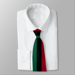 red green and black Pan African Tie