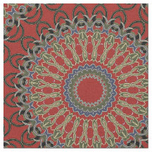 Red, Green and Blue Mandala Small Pattern
