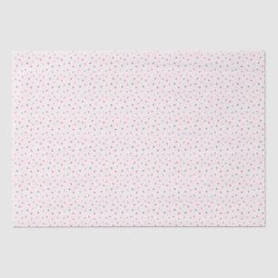 Red, Green and Pink Polka Dots Christmas Pattern Tissue Paper