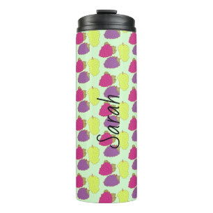 Red,Green And Purple Grapes Thermal Tumbler