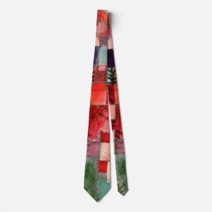 Red green and Violet–Yellow Rhythms by Paul Klee Tie