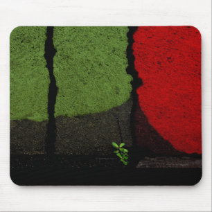 Red & Green Art Photograph Cool Unique Mouse Pad