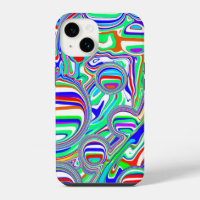 Red, Green, Blue, Abstract Lines  