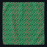 Red Green Candy Cane Peppermint Christmas Pet Dog Bandana<br><div class="desc">Red and Green Candy Cane Christmas Holiday Pet Dog Bandanna</div>