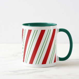 Red Green Candycane Mug