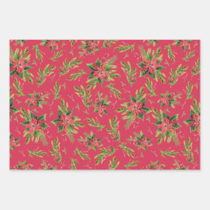 Red  green chrictmac wraping paper