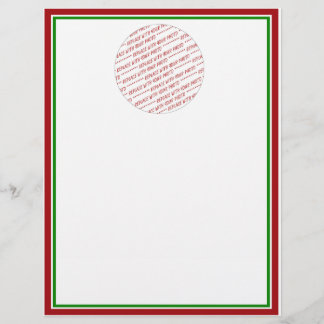 Red & Green (Christmas Colours) Trimmed Template