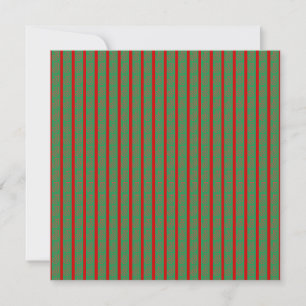 Red Green Christmas Stocking on Green Red