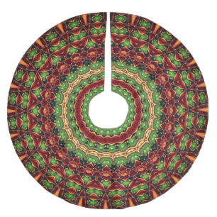 Red Green Christmas Tree Skirt