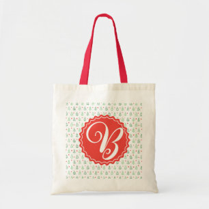 Red & Green Christmas tree  Tote Bag