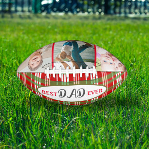 Red Green Country Plaid With Best Dad Ever Photos Football