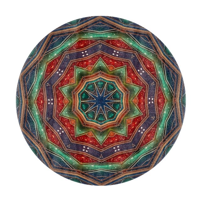Red Green Decorative Cutting Board (Front)