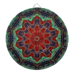 Red Green Decorative Dartboard