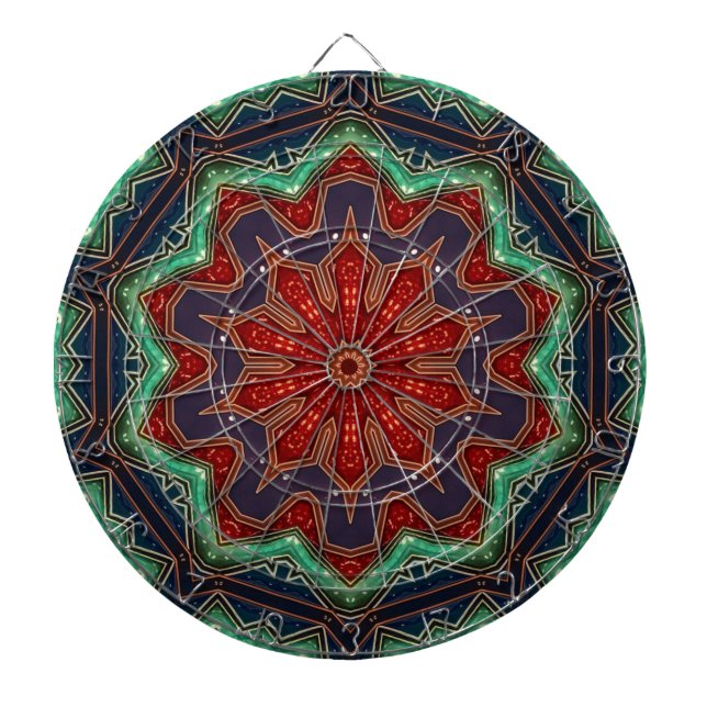 Red Green Decorative Dartboard (Front)