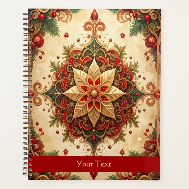 Red Green Decorative Holiday Planner (Front)