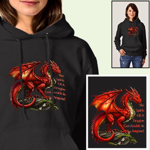 Red Green Dragon, Spirit Can Reside in Anyone Hoodie