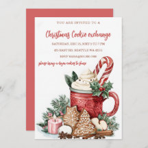 Red Green Festive Cookie Exchange Christmas Party