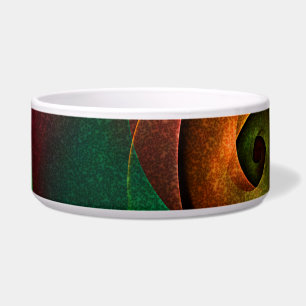 Red Green Floral Modern Abstract Art Pattern #21