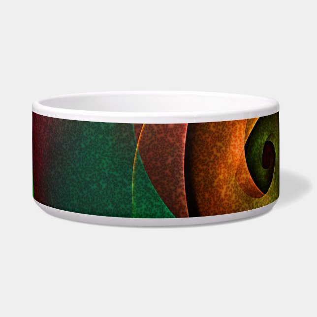 Red Green Floral Modern Abstract Art Pattern #21 (Front)