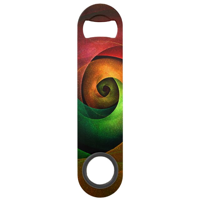 Red Green Floral Modern Abstract Art Pattern #21 (Front)