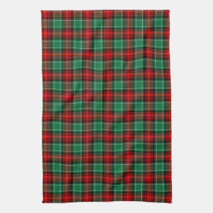 Red Green Holiday Plaid Kitchen Towel