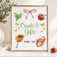 Red Green Holy Cannoli Baby Shower Cards & Gifts