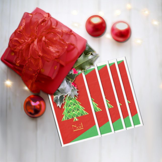 Red Green Joyoux Noel Napkin (Creator Uploaded)