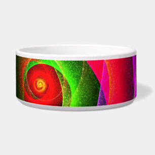 Red Green Orange Modern Abstract Art Pattern #22