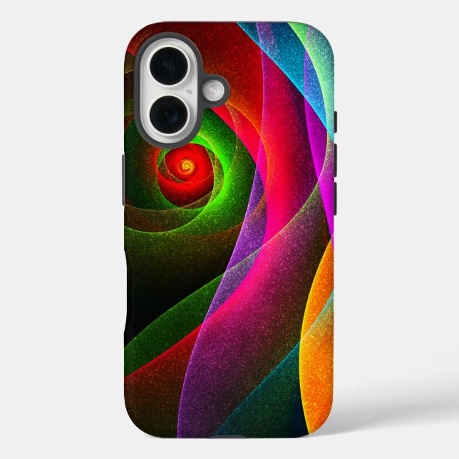 Red Green Orange Modern Abstract Art Pattern #22 Case-Mate iPhone Case (Back)