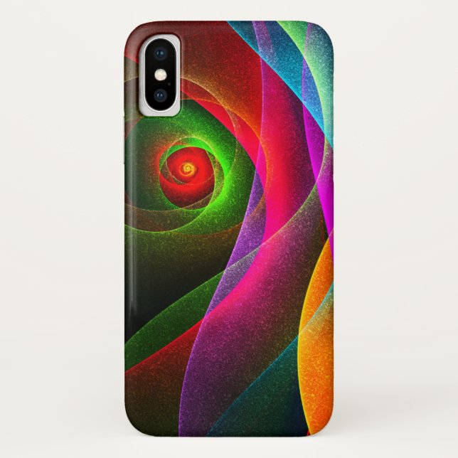Red Green Orange Modern Abstract Art Pattern #22 Case-Mate iPhone Case (Back)