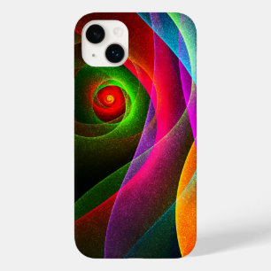 Red Green Orange Modern Abstract Art Pattern #22 Case-Mate iPhone 14 Plus Case