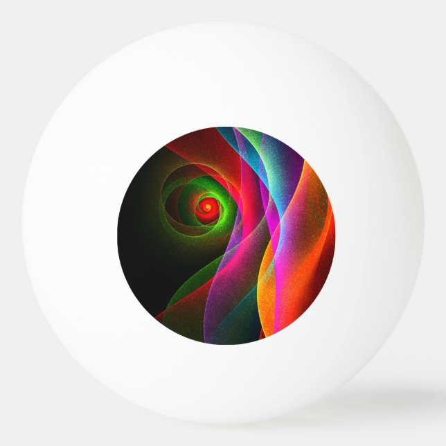 Red Green Orange Modern Abstract Art Pattern #22 Ping Pong Ball (Front)