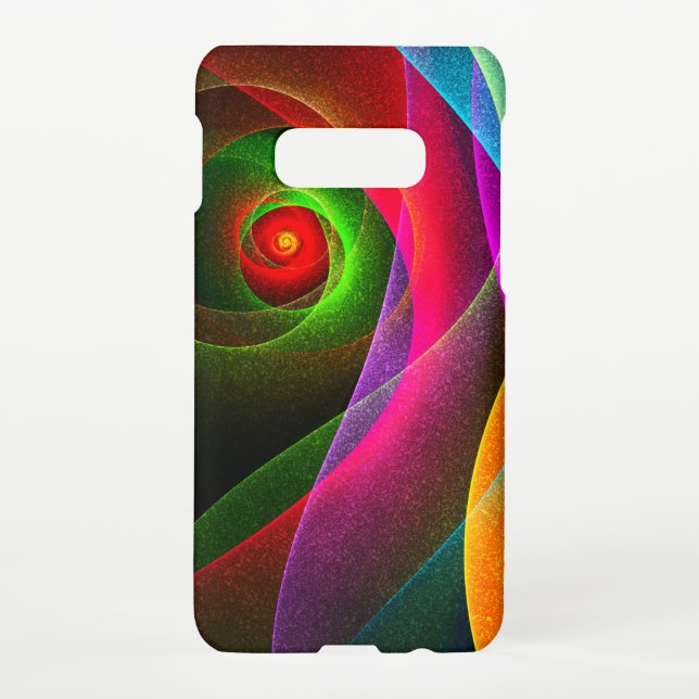 Red Green Orange Modern Abstract Art Pattern #22 Samsung Galaxy Case (Back)