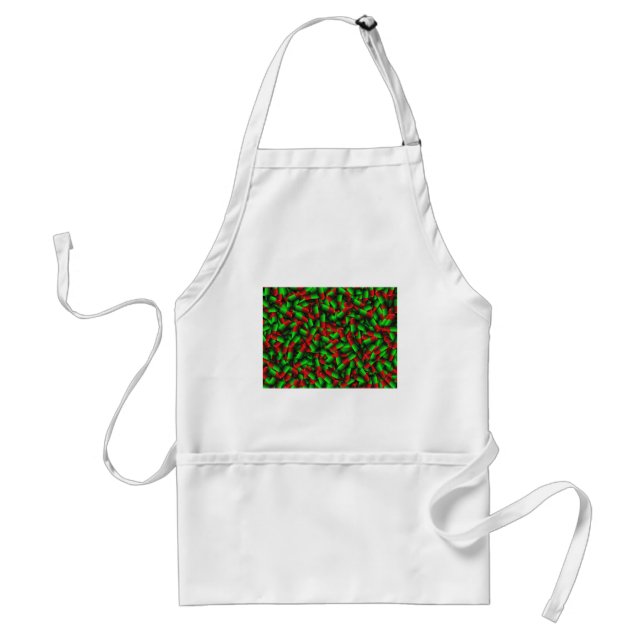red green pills drugs standard apron (Front)