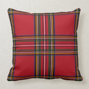 Red/Green Plaid  Christmas Pillow