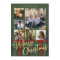 Red green plaid photo collage Merry Christmas 