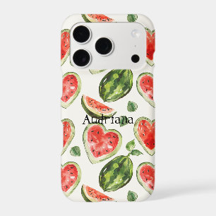 Red Green Watermelon Hearts 