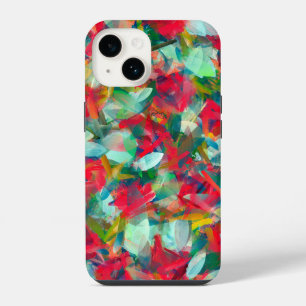 Red Green White Blue Yellow Abstraction iPhone 14 Case