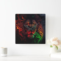 Red Green Yellow Lion 01