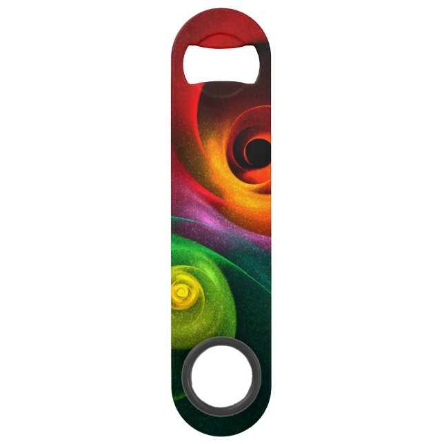 Red Green Yin Yang Modern Abstract Art Pattern #20 (Front)
