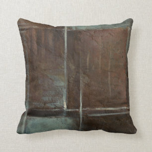 Red & Grey Brick Wall Cushion