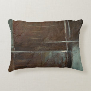 Red & Grey Brick Wall Decorative Cushion