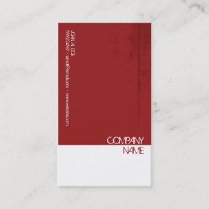 Red Grunge Business Card