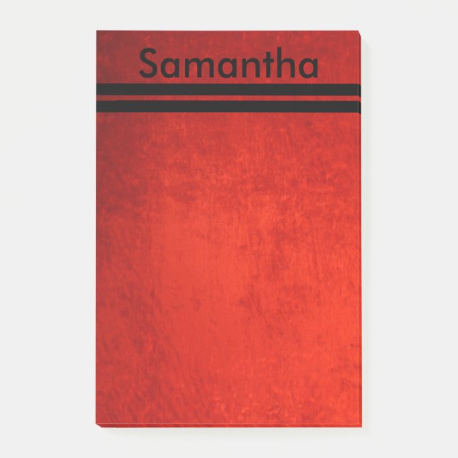Red Grunge Post-it Notes (Front)
