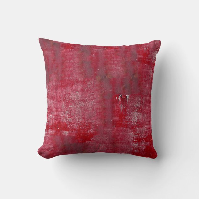 Red grunge textureabstract,ancient,art,background, cushion (Front)