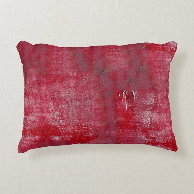 Red grunge textureabstract,ancient,art,background, decorative cushion (Front)