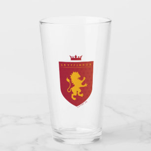 Red GRYFFINDOR™ Crowned Crest Glass
